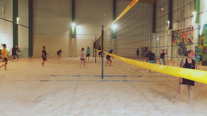 Beachvolleyboll inomhus